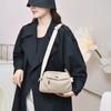 Shoulder Bag Women's Bag Multi-Layer Pocket Lightweight Crossbody Bag Nylon Mother Bag