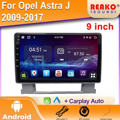Pro Opel Astra J 2009-2017 Android Dotykový Displej Autorádio Auto Stereo Rádio Video Přehrávač Navigace GPS Multimediální Video Přehrávač