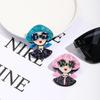 Girl Korean Style Brooch Acrylic Brooch Acetate Fiber Brooch Acetic Acid Brooch Women Collar Pin