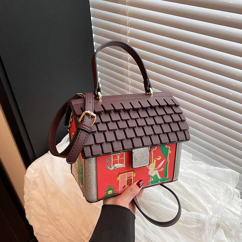 Women's shoulder bag funny handbag Forest Baroque style single crossbody bag