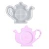 Silicone Resin Cup Pad Moulds Teapot Shape Resin Coasters Molds Silicone Craft Molds Suitable for Craft Enthusiasts