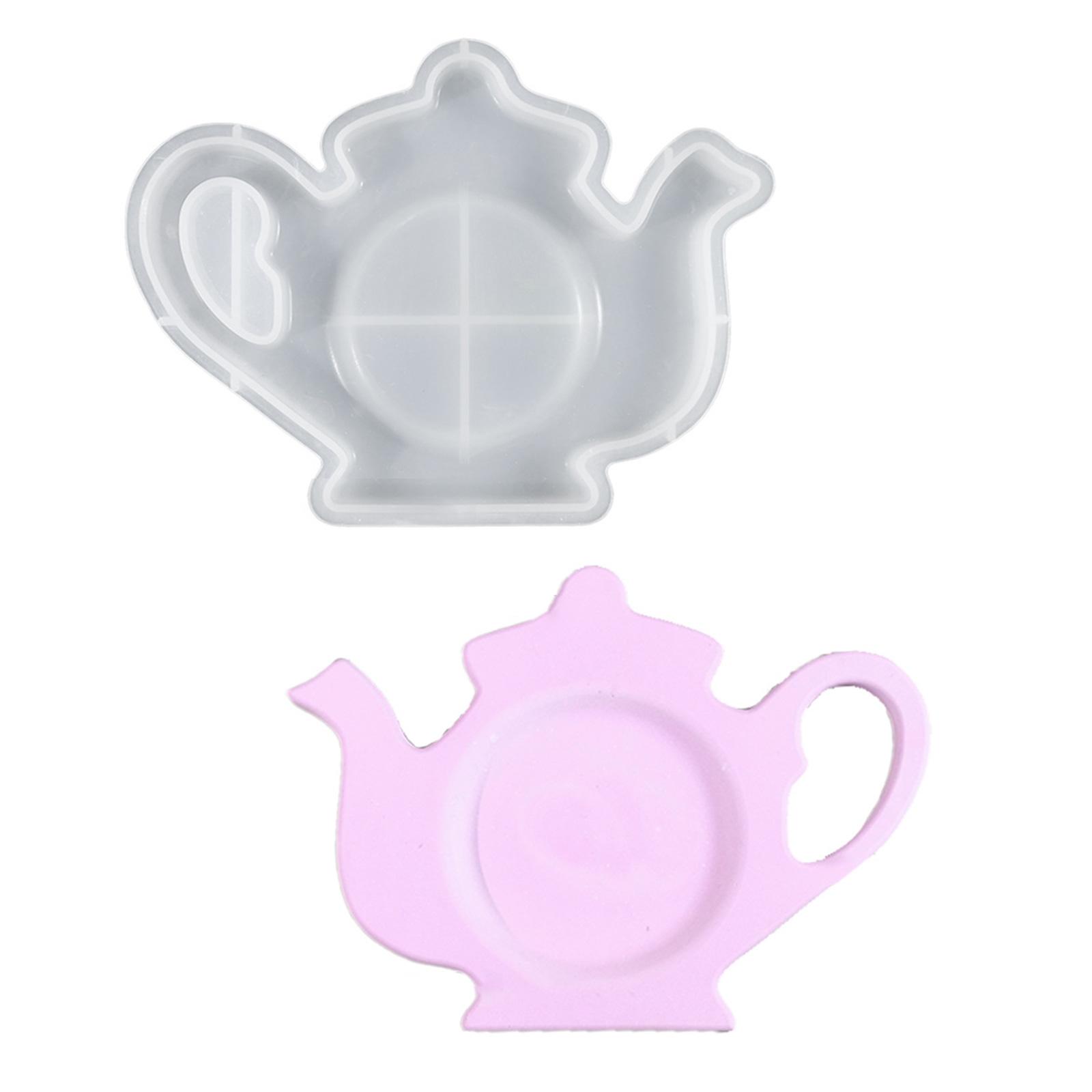 

Силиконовые формы для подставок из эпоксидной смолы в форме чайника, формы для силиконовых подставок, силиконовые формы для рукоделия, подходят для любителей рукоделия 1