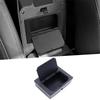 For Mitsubishi L200/Triton 2024 2025 Center Console Armrest Hidden Storage Box Organizer Accessories Tidying Black