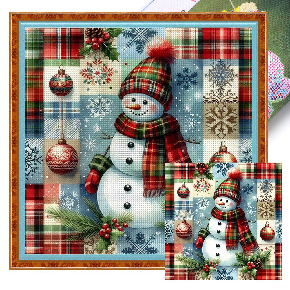 Full Embroidery Eco-cotton Thread 11CT Printed Cartoon Cross Stitch Kit Art