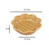 Woven Storage Basket Imitation Rattan Organizer Fruit Bread Container Home Kitchen Restaurant Display Tray Durable Multi-Use