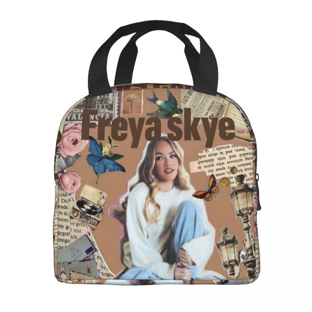 Freya Skye Singer Tour 2026 Thermal Insulated Lunch Bag for Travel Portable Food Container Bags Cooler Thermal Lunch Boxes