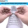 SCHNÜRFIX Shoelaces Quick Release Without Tying Shoelaces Elastic Flat