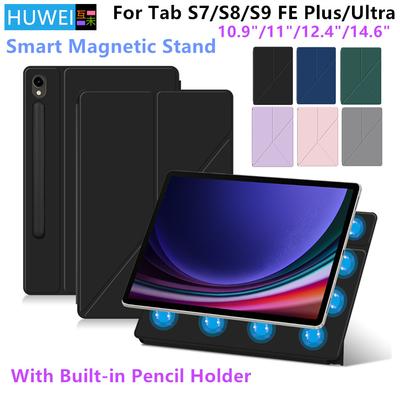 Magnetinis dėklas, skirtas Samsung Galaxy Tab S9 S10 FE S7 S8 Plus S9FE S7FE S9+ S8+ S8 S9 S10 Ultra Planšetinio kompiuterio stovas, išmanusis apvalkalas, dangteliai