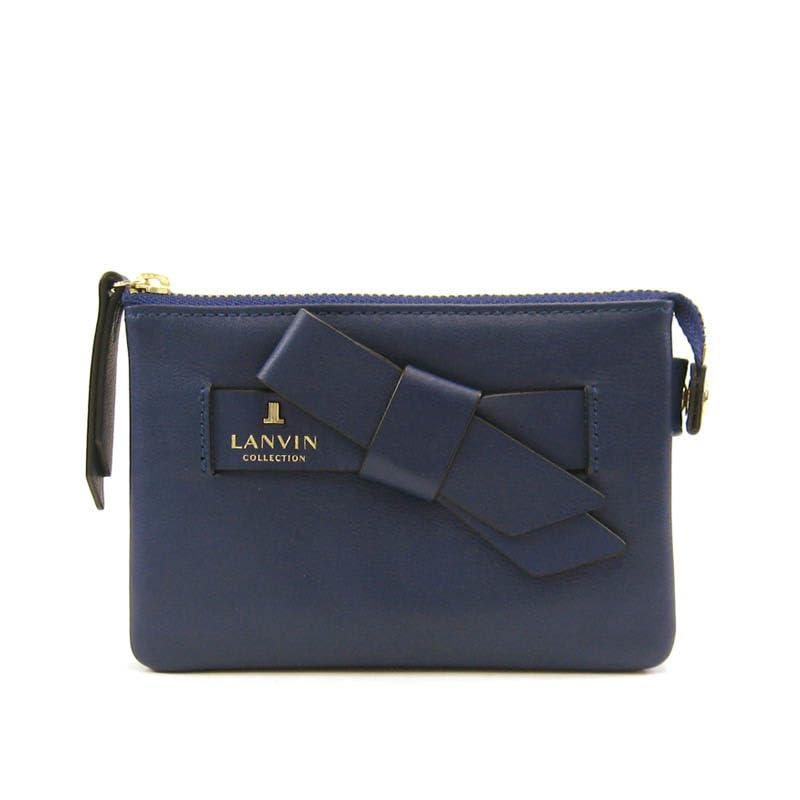 

Lapel Purse Coin and Card Case 65-6610 Dark Blue