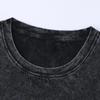 Fashion Retro Washed Cotton T-shirt Unisex O-neck Cool Summer T-shirt Short-sleeved T-shirt Top