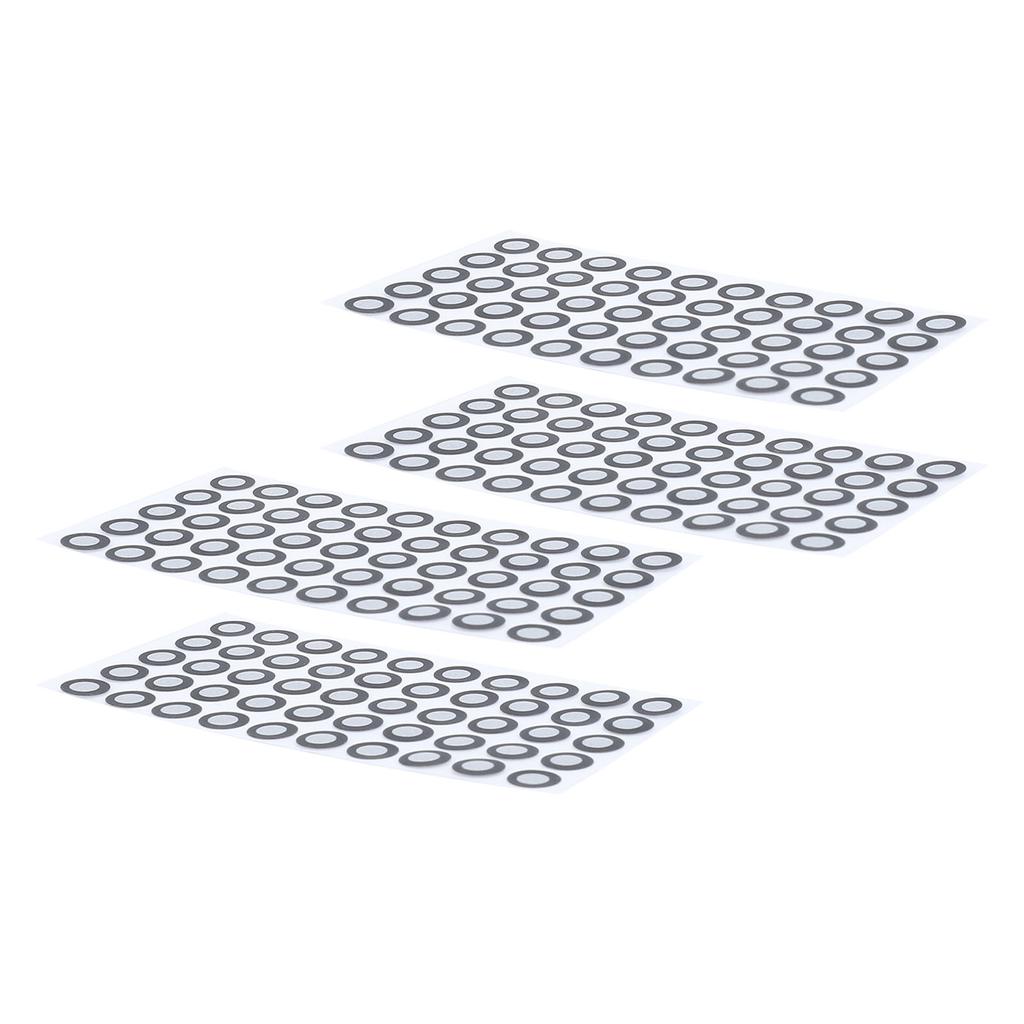 500 Pcs 3D Scanning Marker 6mm ID 10mm OD Reference Point Diffuse Reflection Markers 3D Scan Trackin