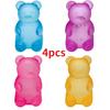 8cm Gummy Bear Sensory Squeeze Toy - Jelly-like Slow Rebound Stress Relief Toy