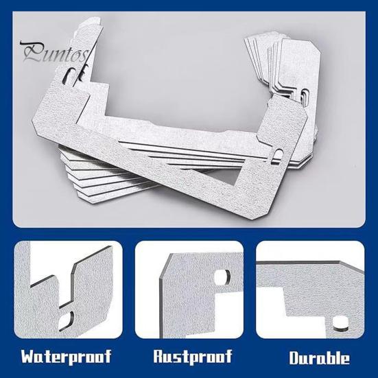 Electrical Boxes Repair Spacers 5/10/15/20/30Pcs Wall Plate for Outlets, Galvanized Metal Device Leveling Plates Flush Fit Loose or Recessed