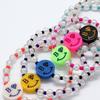 BONBEAU Color smile transparent ball Bracelet Smile transparent ball fashion bead bracelet 6 colors