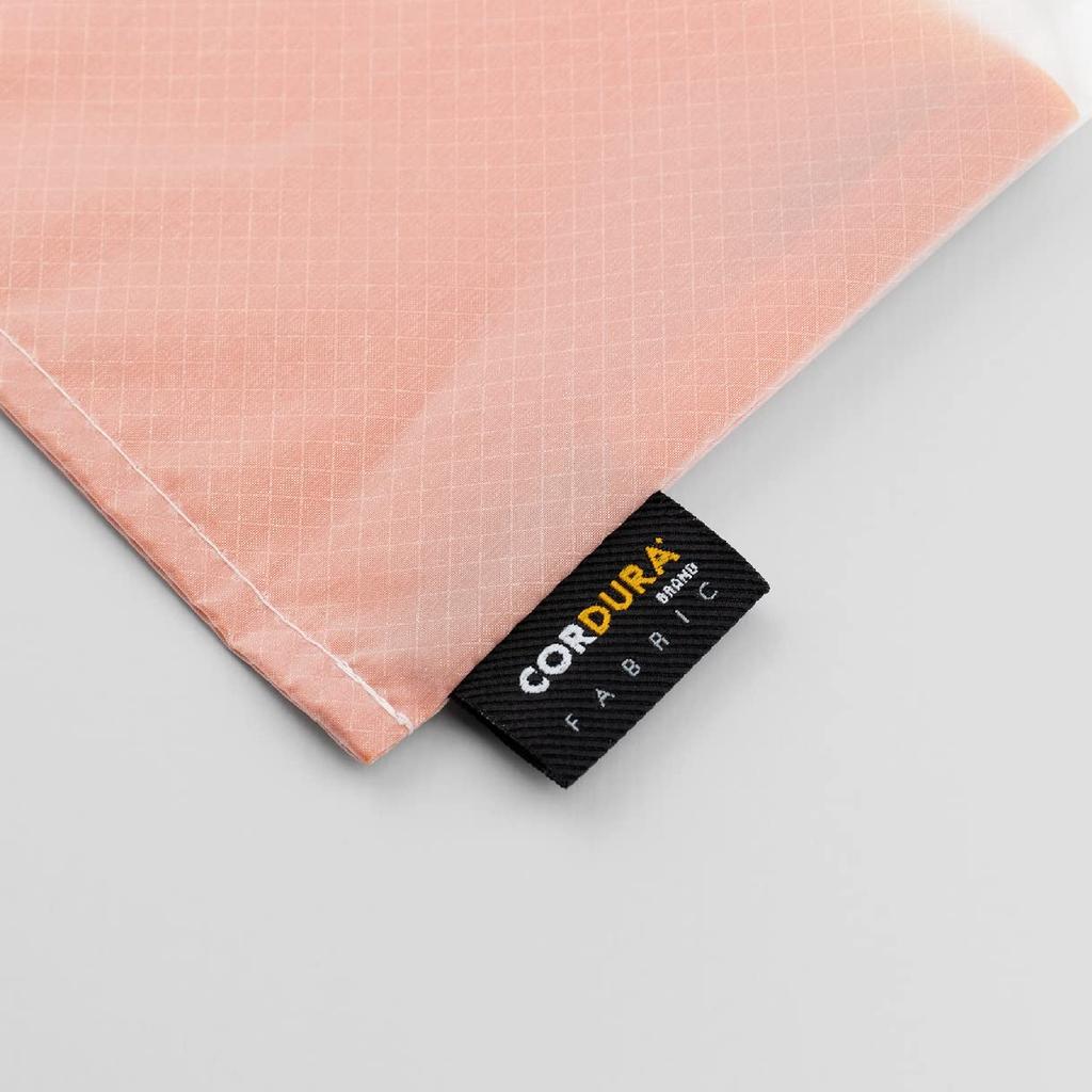 [aso] Regile Kinchaku, Medium Drawstring Bag, Sacoche, Accessory Case, White X Gray, ZE-V204