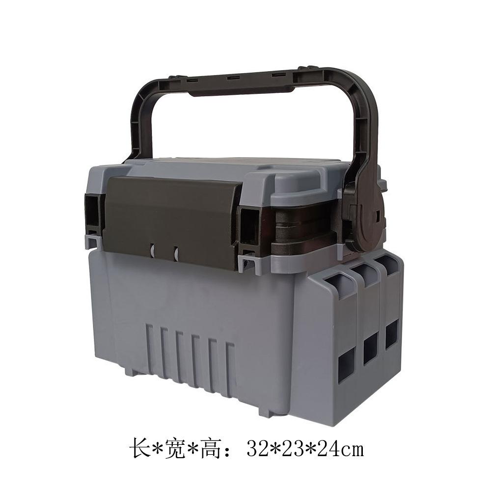 Lure Fishing Box, Lure Bait Box, Outdoor Multi-functional Double-layer Fishing Accessory Storage Box, Lure Fishing Box