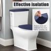 2Pcs/Set Thickened Toilet Seat Cover Solid Color WC Cover Toilet Dust Cover  Home Bathroom