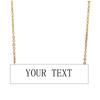 Collana con Nome, Collana Catena Alimentare, Collana Personalizzata, Regalo Unico per Moglie