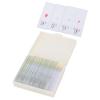 DW‑25 25Pcs Animal Slides Microscope Sample Slides Specimens for Science Education