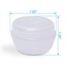 Travel Containers Sets AILEWEN Plastic Cream Jars for Toiletries TSA Approved Travel Size Makeup Container with Hard Sealed Lids for Face Hand Body