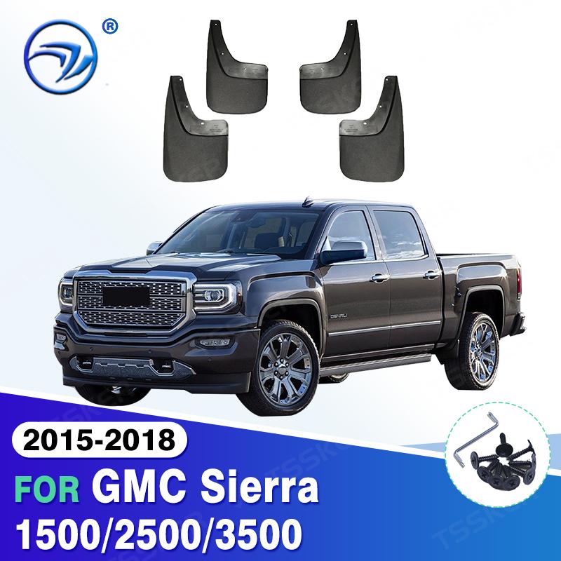 

For GMC Sierra 1500/2500/3500 2015 2016 2017 2018 Mudflaps Splash Guards Mudguards Mud Flaps Fender car Accessories 2015-2018