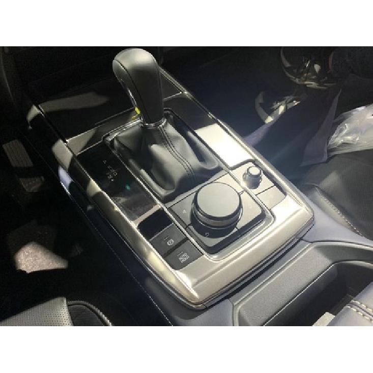 Stainless Steel Gear Shift Panel Frame Cover Trim For -2025 Mazda CX-30 CX30