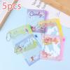 5Pcs Candy Bag Props Badge Storage Display Bag Pendant Protective Shell Card Bag