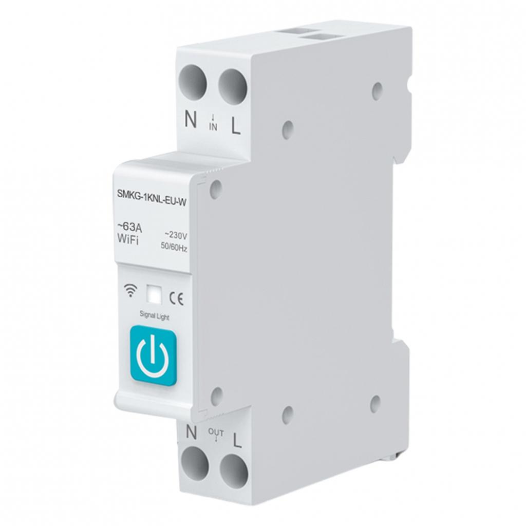 Wyłącznik 10-63A 100-240V AC Wifi 1P 2.4GHz DIY