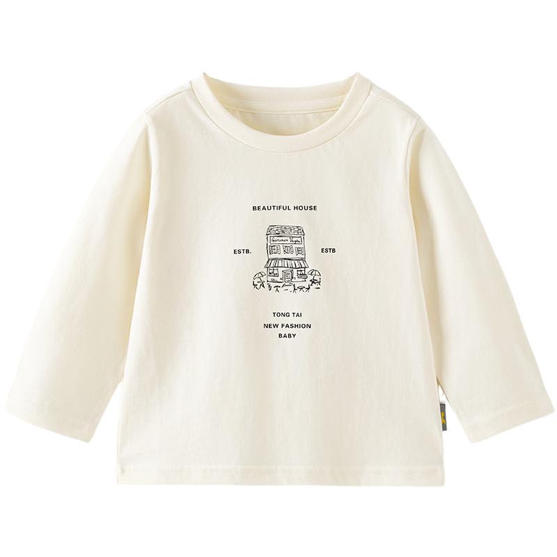 TONGTAI Baby Cotton Long Sleeve T-Shirt 100cm