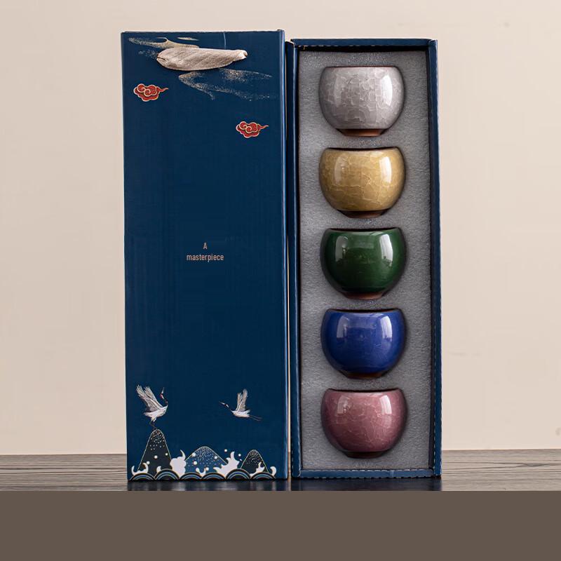 

Подарочный набор керамических чайных чашек Northbless с кракелюром