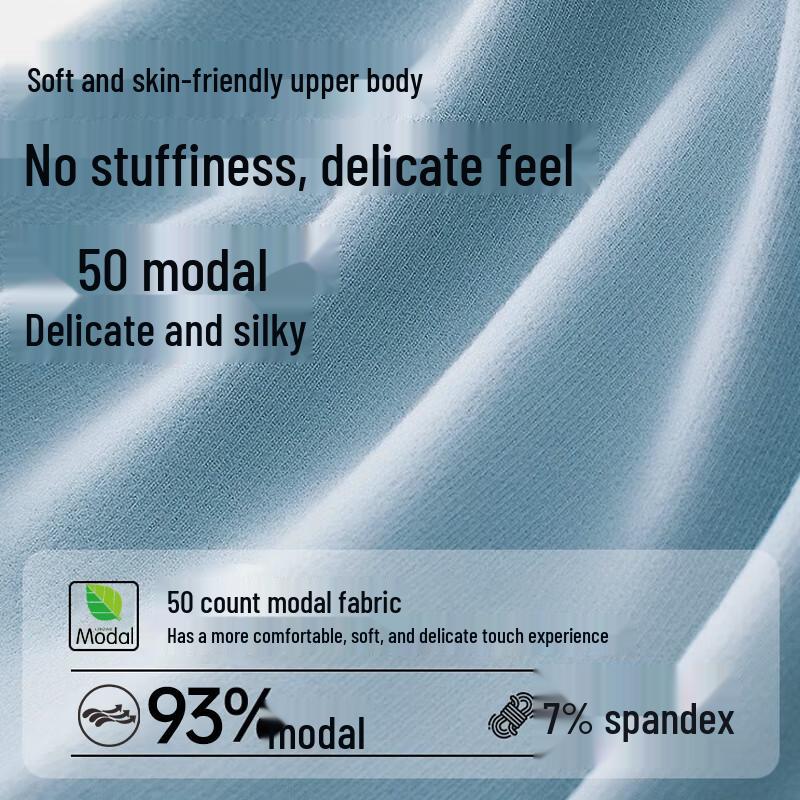 Langsha Men's 2025 S/S Modal 7A Antibacterial Boxer Briefs