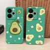 Cartoon Case For Realme 15 Pro Cute Dinosaur Liquid Silicone Lens Protection Back Cover Soft Phone Cases For Realme 15Pro 5G