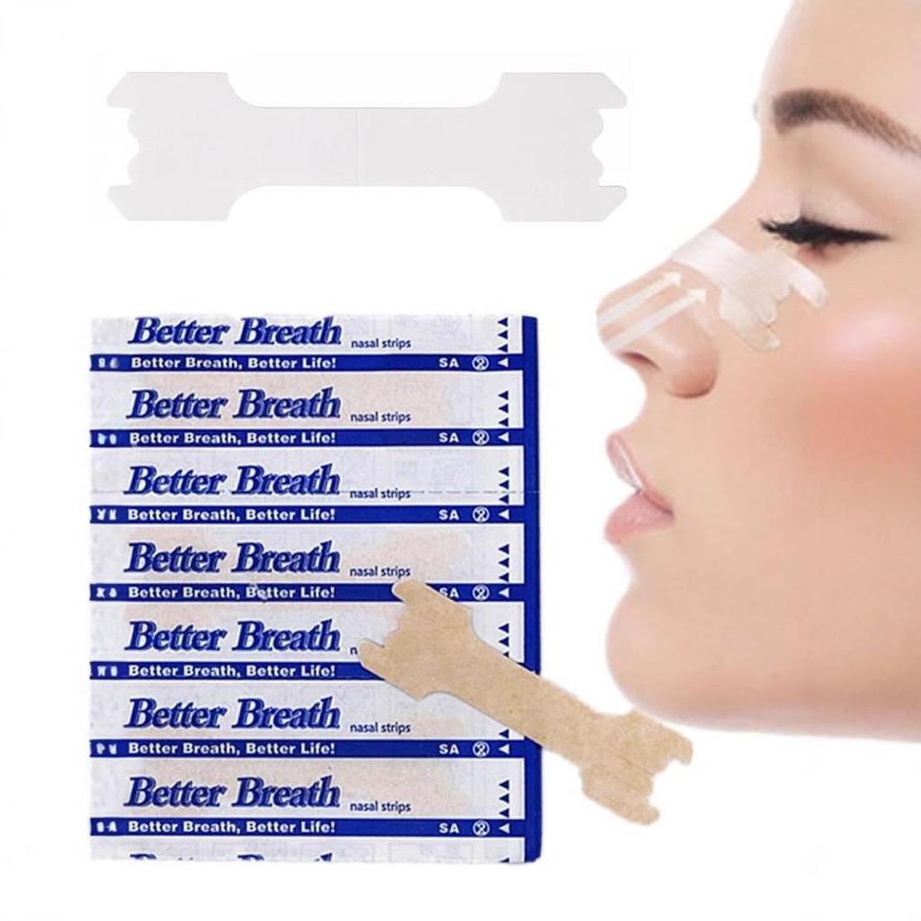 Breathable Anti-Snoring Nasal Strips for Adults & Children