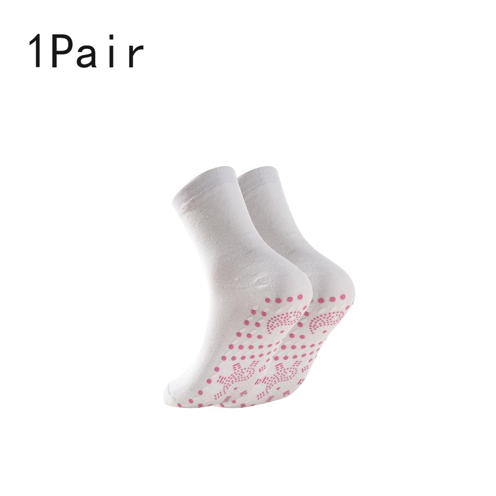1-3Pair Self Heating Socks Winter Skiing Warm Socks Pain Relief Whole Foot One Size Socks Tourmaline Cold-Resistant for Winter