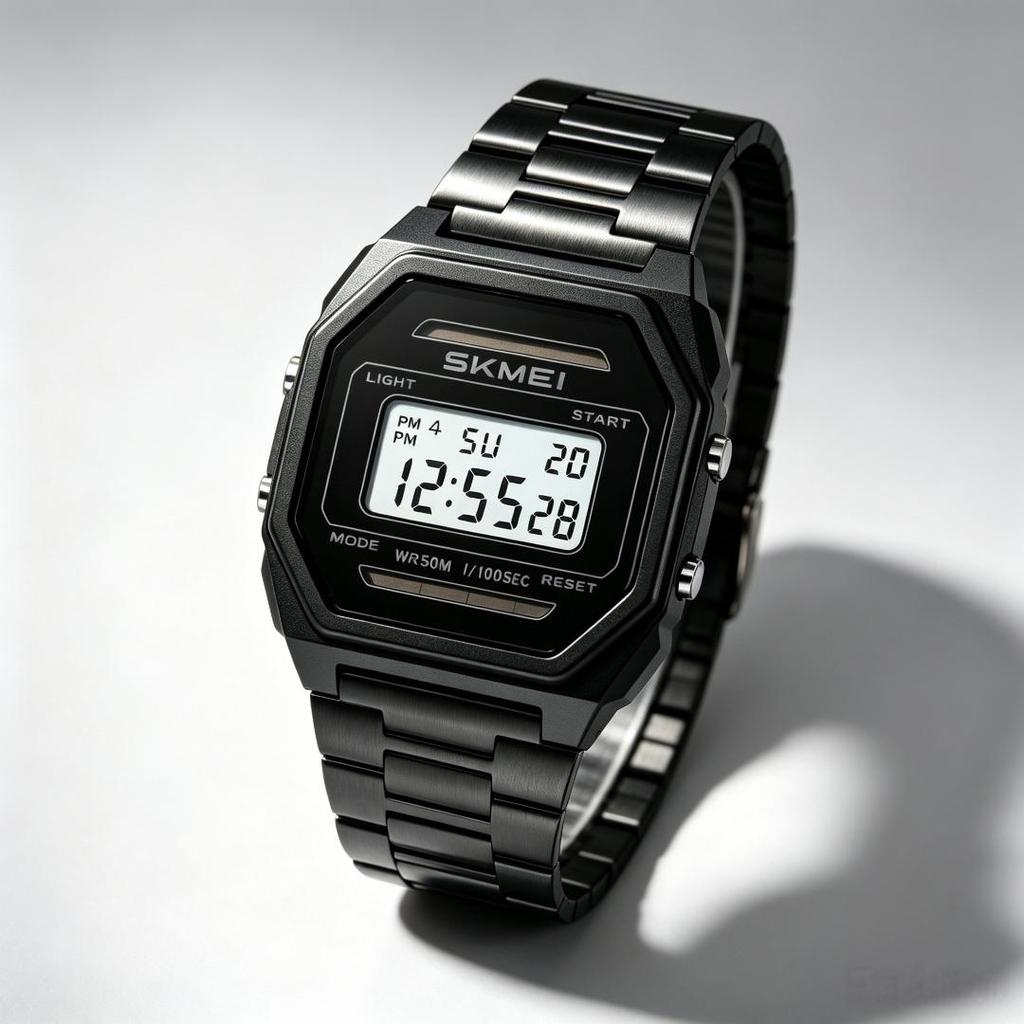 Men's Digital Watch SKMEI Solar Chronograph LED Backlight 2640