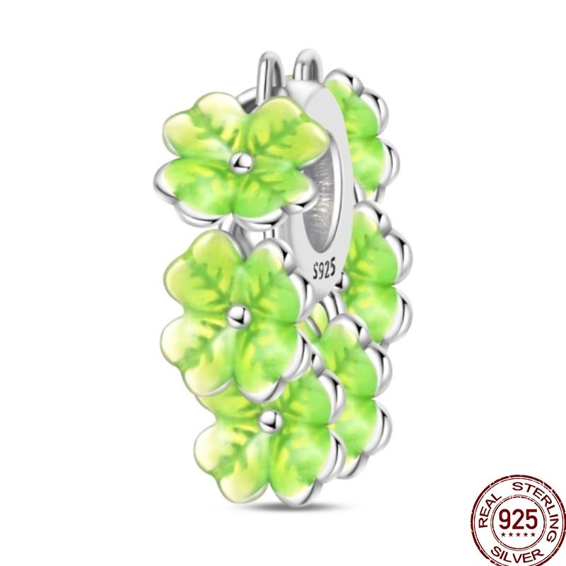 Original Copper Charm Beads Luminous Firefly Tarot Card Perfume Butterfly Bead For Women Diy Bracelet Charm Jewelry