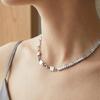 Contemporary Zircon Chain Necklace Adjustable Collarbone Chain Jewelry Suitable For All Season And Outfits