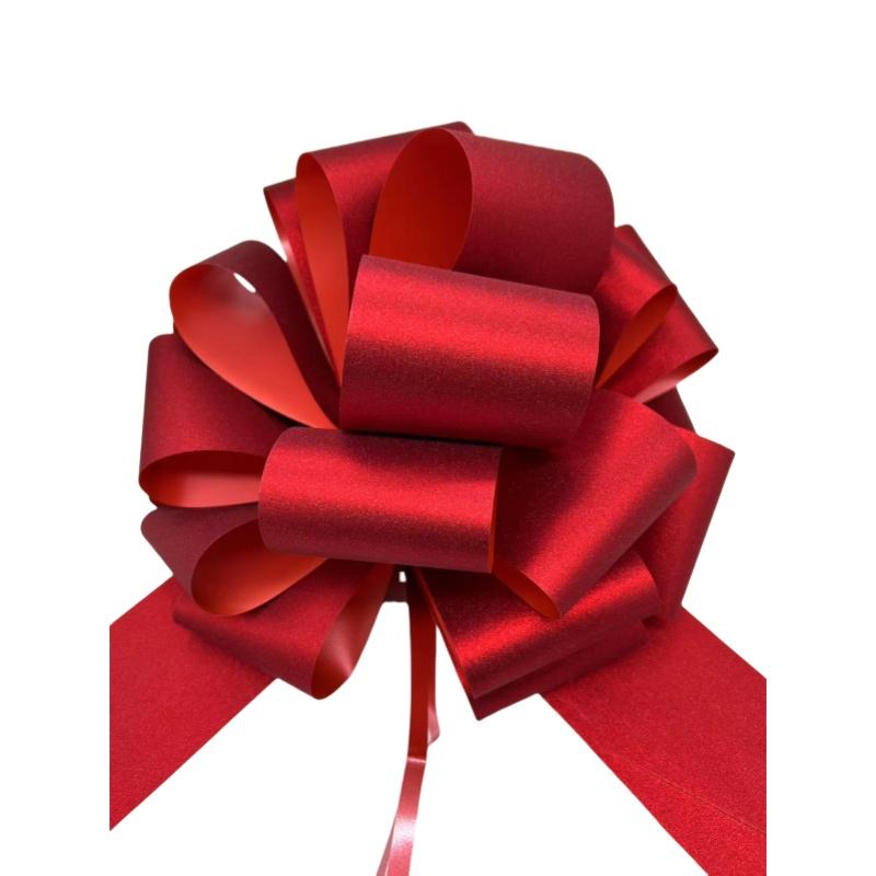 

Arc de ruban doré à paillettes et poussière de diamant, 12 pouces, géant, pour voiture, énorme nœud décoratif pour fête de noël, emballage CHINA