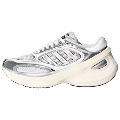 Adizero Goukana Wygodne Dopasowanie Buty do Biegania Buty Unisex Białe Srebrne KJ5376