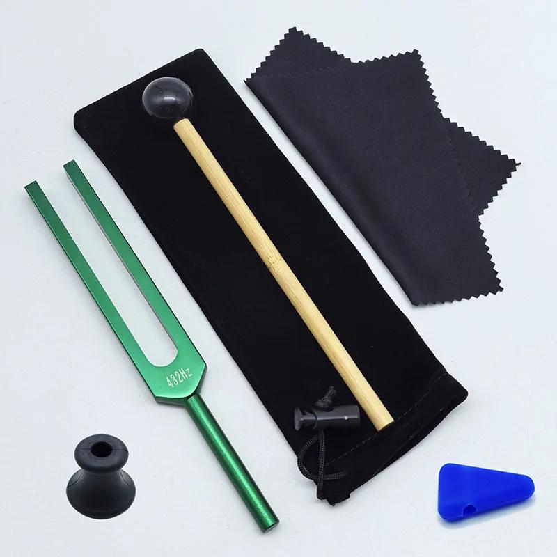 Colorful 432HZ Tuning Fork Aluminum Alloy Tuning Forks for Healing Sound Healing Percussion Instruments Yoga Meditation