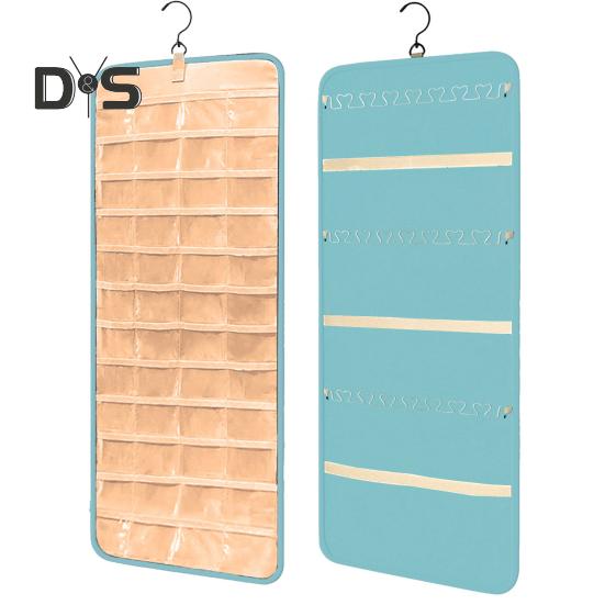 Hanging Jewelry Organizer Necklace Holder Large Capacity Anti-tangle Earrings Rings Hanger Jewelry Display Rack