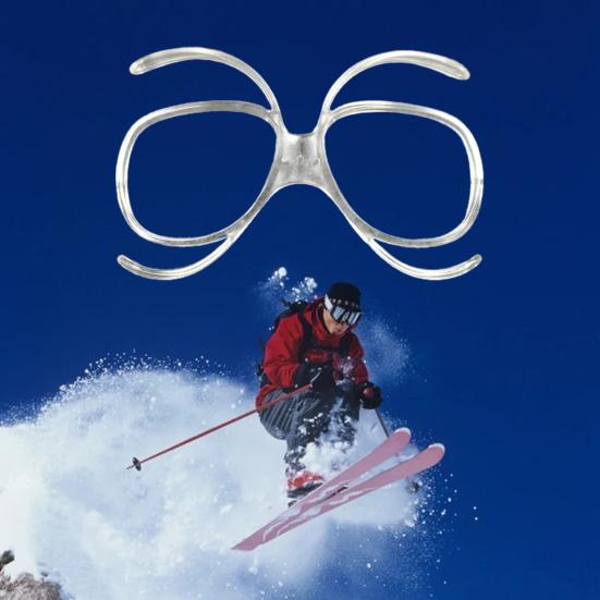 Schutzbrille Myopie Rahmen Kratzfeste Einlage Design Bequem zu tragen Snowboardbrille Myopie Linsenrahmen für Outdoor