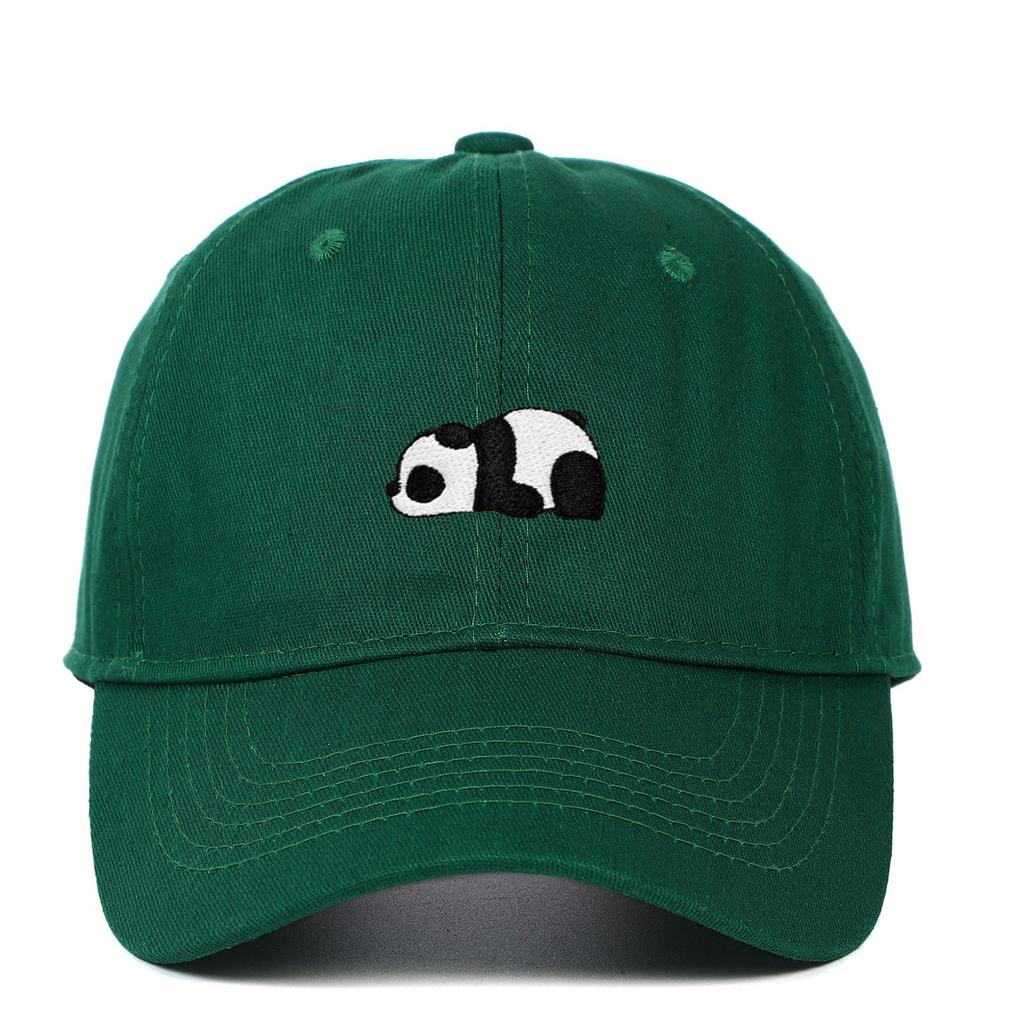 Panda Embroidery Soft Top Baseball Cap for Men and Women - Outdoor Sun Hat Hip Hop Style