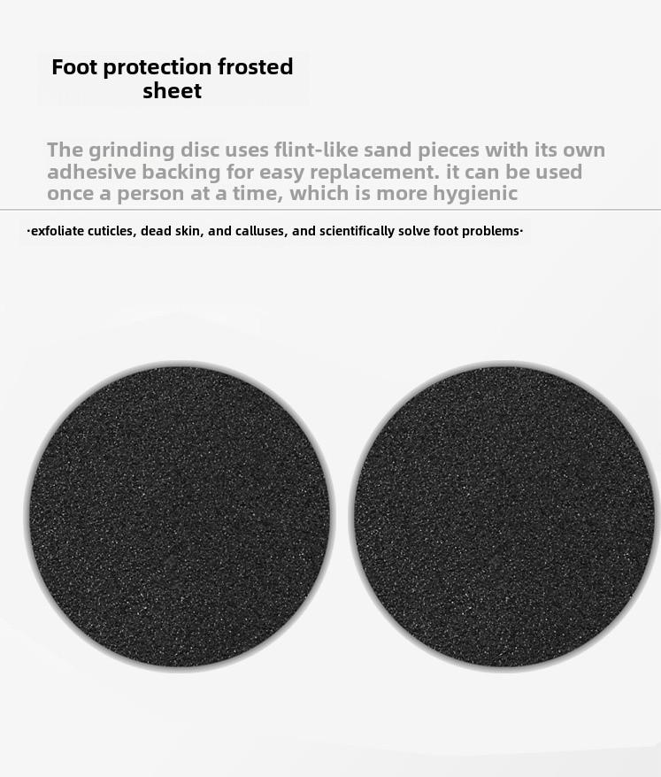 New Electric Pedicure Foot Grinder - Automatic Skin Exfoliator for Smooth Feet.