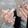 10Pcs Kawaii 3D White Blue Ribbon Bowknot Bow Pearl Nail Art Diy Nails Accessories Decoration Charms