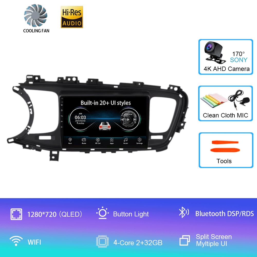 

Android 14 Авто Радио Видео Мультимедиа Плеер Для Kia Optima K5 2013 2014 2015 Навигация GPS Авторадио QLED Экран BT5.0 CHINA