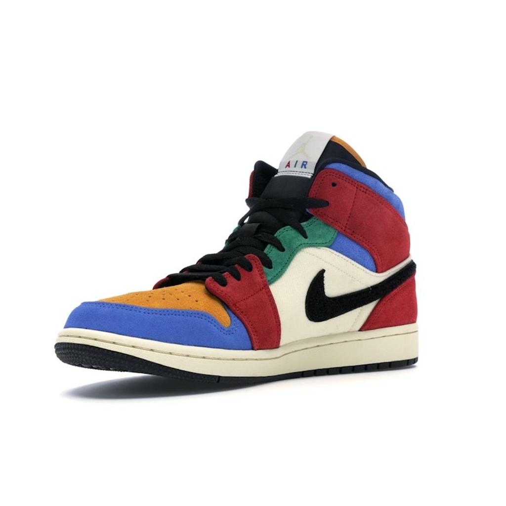 Blue The Great x Air Jordan 1 Mid Fearless Pánské Tenisky Vícebarevné Mušelínová Univerzitní-Červená CU2805-100