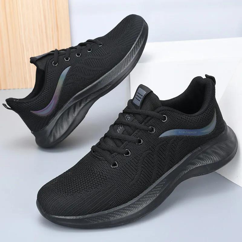WTEMPO Sneakers for Men In Spring Summer and Autumn Breathable Comfortable Mesh Shoes Deodorant Lightweight Running Casual Shoes
