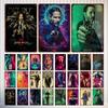 Vintage Movie Poster John Wick Poster Metal Sign Decorative Tin Painting Home Cafe Bar Kraft Poster Wall Sticker Decoration