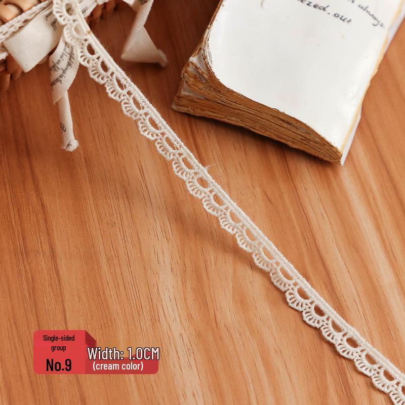 Lace-Trimmed Jute Rope Fabric for DIY Crafts and Clothing